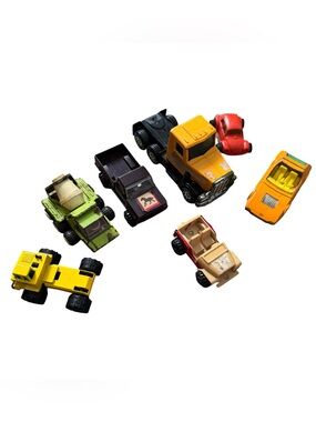 Vintage 1970s-90s Tonka Buddy L Matchbox Toy Truck Car Lot 7